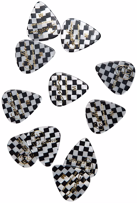 Godin Guitar Picks Medium .71 mm Checkerboard - Plektren