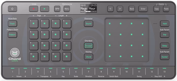 AlphaTheta CHORDCAT (ausgepackt) - Groovebox
