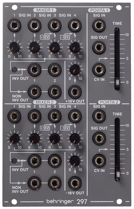 Behringer 297 DUAL PORTAMENTO/CV UTILITIES - Eurorack-Modul