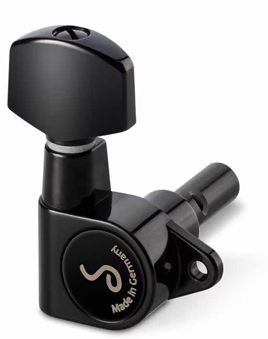 Schaller M6 135 3 left + 3 right Black - Gitarren-Mechanik