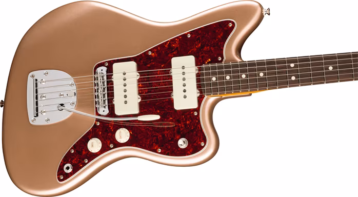 Fender American Professional Classic Jazzmaster RW Faded Firemist Gold - E-Gitarre