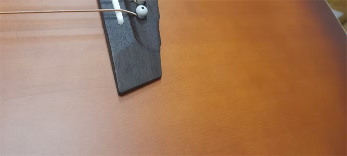 D'Angelico Premier Gramercy Grand Auditorium CE Caramel Burst (beschädigt) - Elektroakustische Gitarre