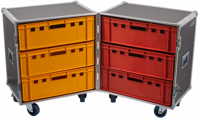 Razzor Cases Case for 6x crates 20x40x60cm - Transport case