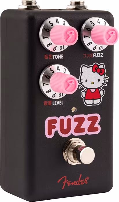 Fender Hello Kitty Black Fuzz Pedal - Gitarren-Effekt
