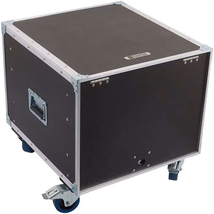 Razzor Cases HEXA 8U sliding door rack for Nexo NX AMP 4x1, with suspension - Rack Case