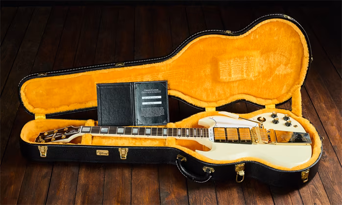 Gibson Custom 2023 Les Paul SG 63 Custom Reissue 3-Pickup w/ Maestro VOS - E-Gitarre