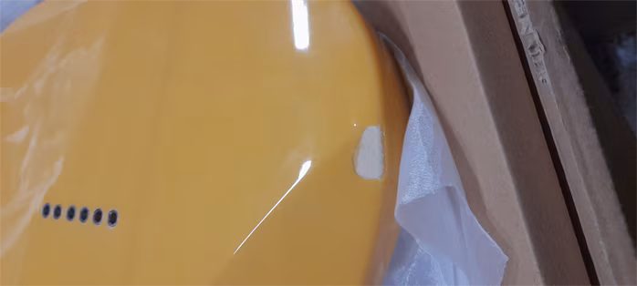 Fender Squier Affinity Series Telecaster LH MN BB (beschädigt) - Linkshänder E-Gitarre