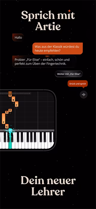 ArtMaster Artie – dein KI-Klavierlehrer (iOS) - Software