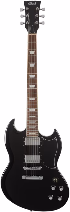 Blond SGS-100 Black - E-Gitarre