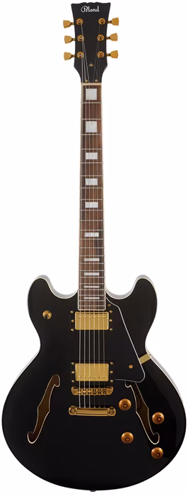 Blond SH-2 Black - Semiakustische Gitarre