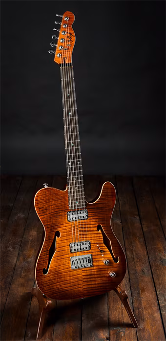 Boldogh 2025 Custom Telecaster Violin Burst - E-Gitarre