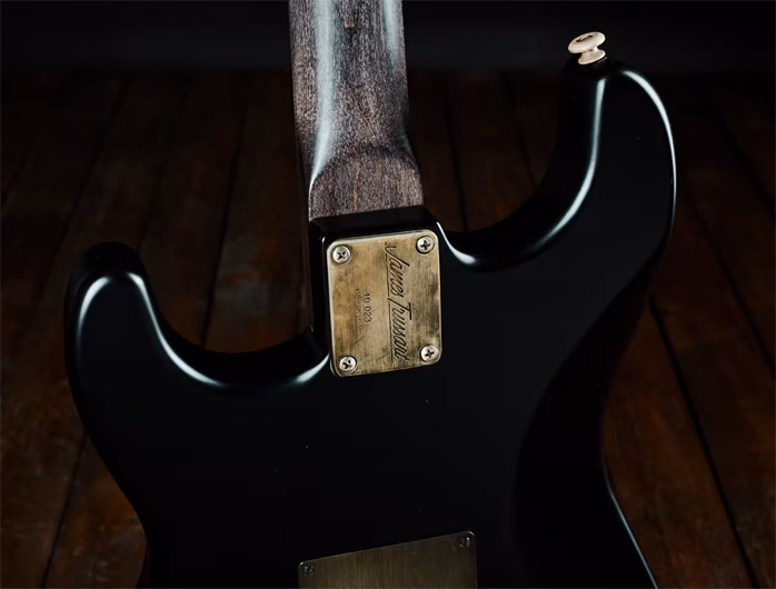 James Trussart 2010 Steel O Matic Antique Silver Snakeskin - E-Gitarre