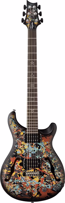PRS SE Ed Sheeran Cosmic Splash Hollowbody Baritone Limited Edition - Semiakustische Gitarre