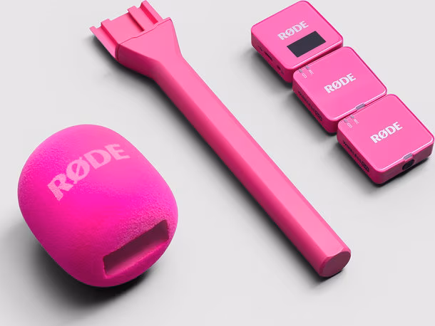 Rode Interview GO (Pink) - Mikrofon-Halter