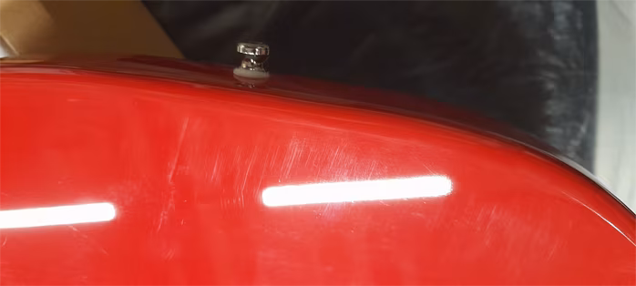 Fender Squier Mini Stratocaster LRL DKR (gebraucht) - E-Gitarre für Kinder