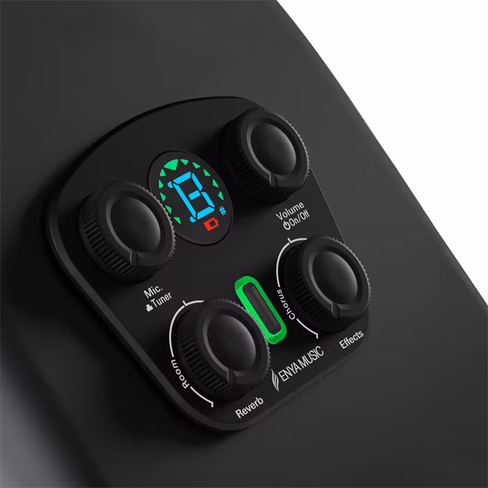 Enya Music X4 Pro Mini AcousticPlus Black - Elektroakustische Gitarre