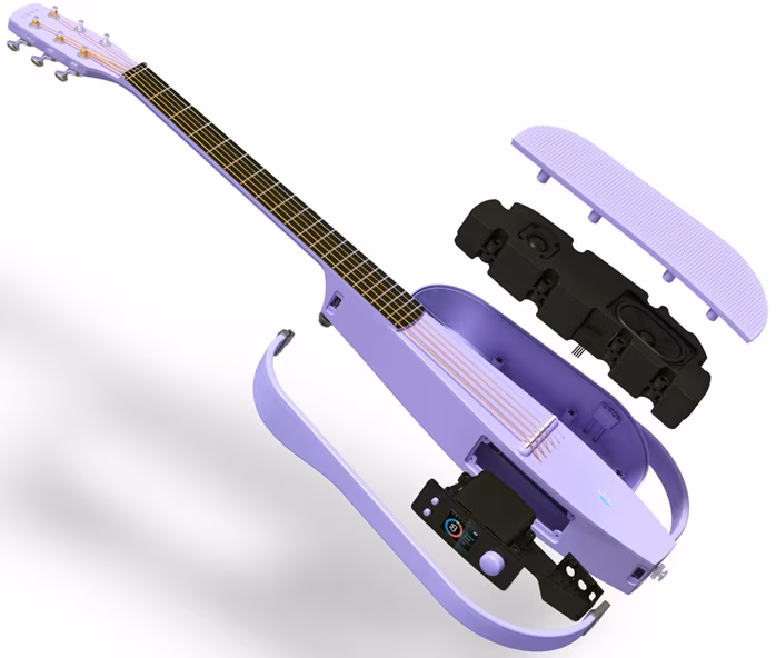 Enya Music NEXG SE Purple - Elektroakustische Gitarre