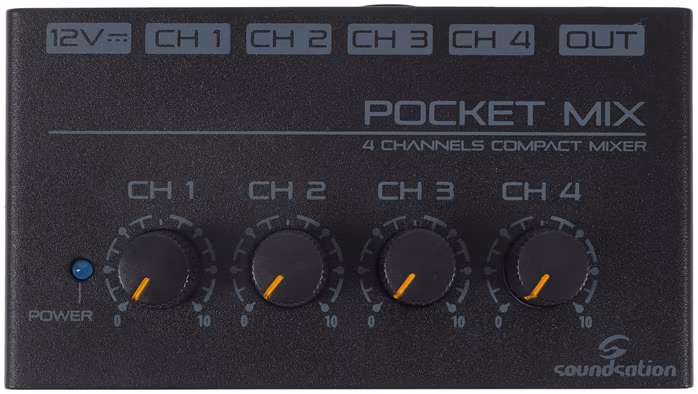 Soundsation POCKET MIX - Analoges Mischpult