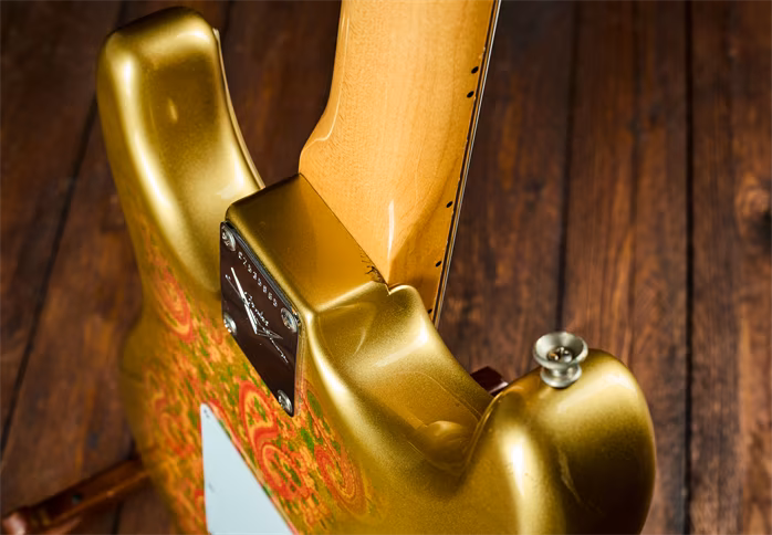 Fender Custom Shop 2018 Masterbuilt 69 Pink/Gold Paisley Stratocaster Dale Wilson  - E-Gitarre