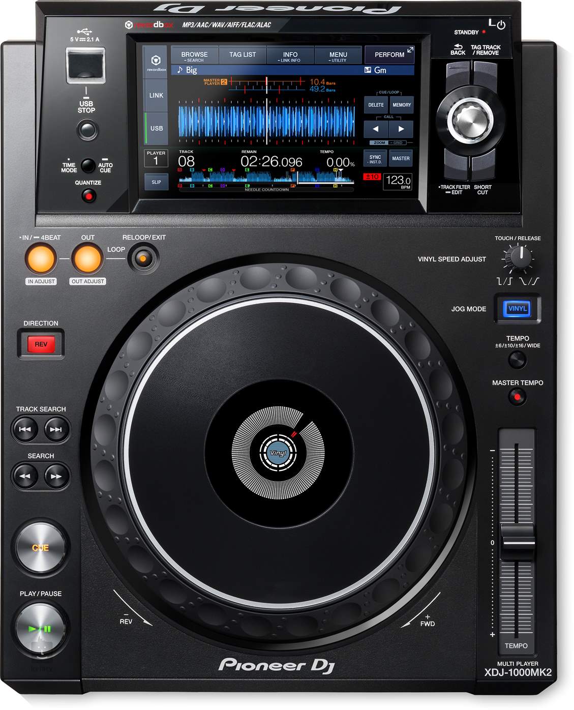 PIONEER DJ XDJ-1000 MK2 DJ Mediaplayer | Kytary.de