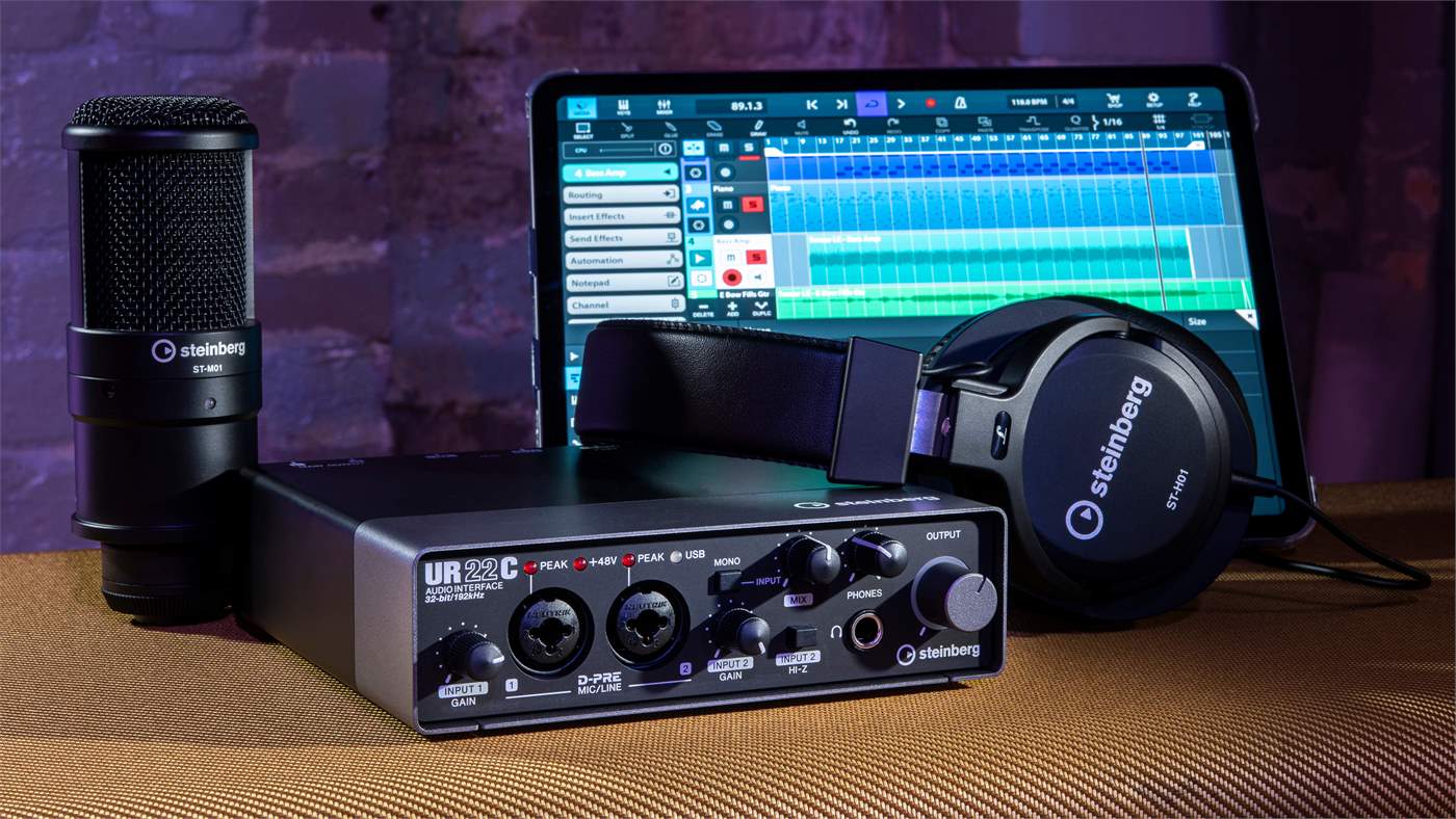 STEINBERG UR22C Recording Pack Package für Homerecording | Kytary.de