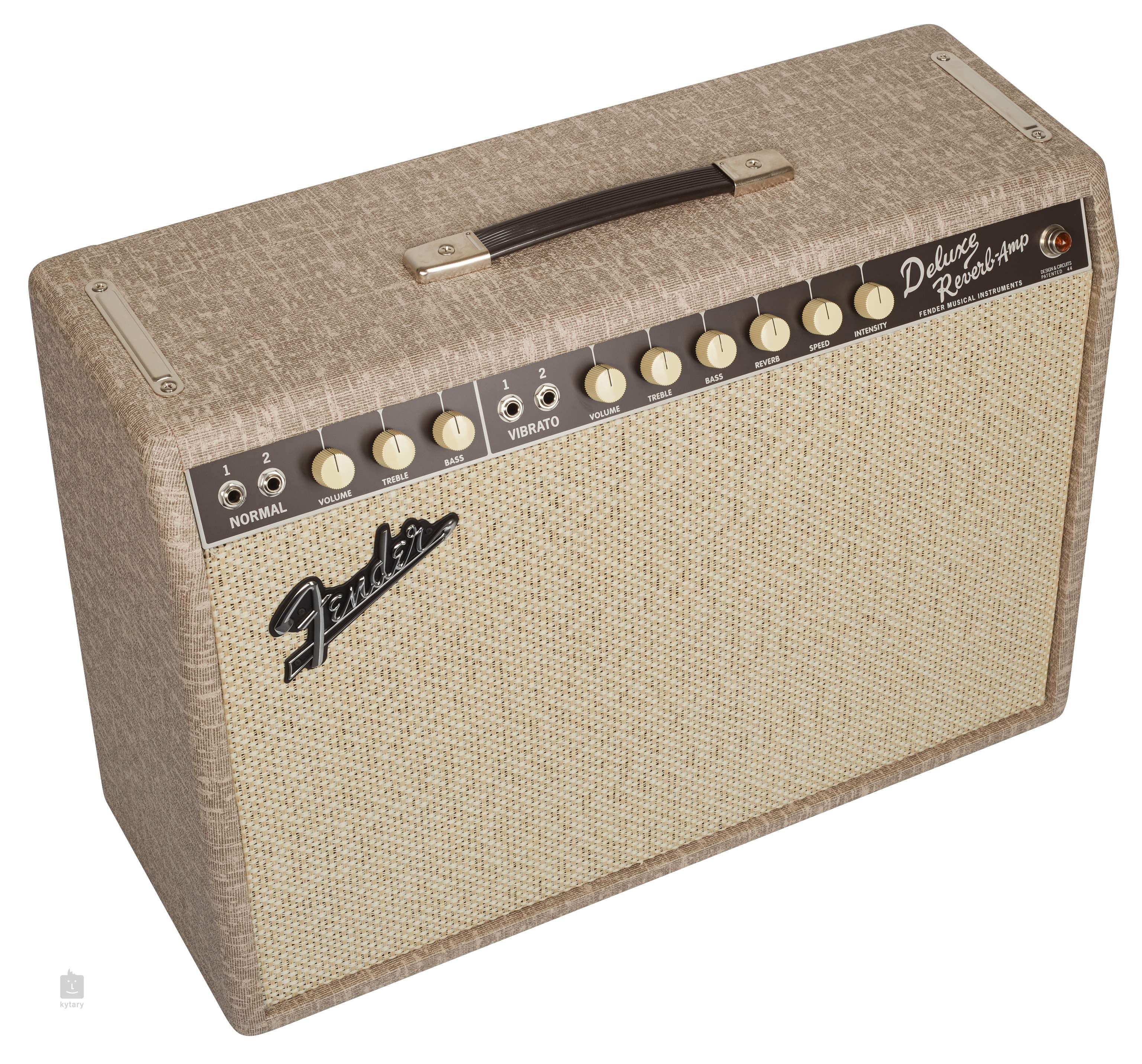FENDER 65 Deluxe Reverb Fawn Greenback Kytary.de