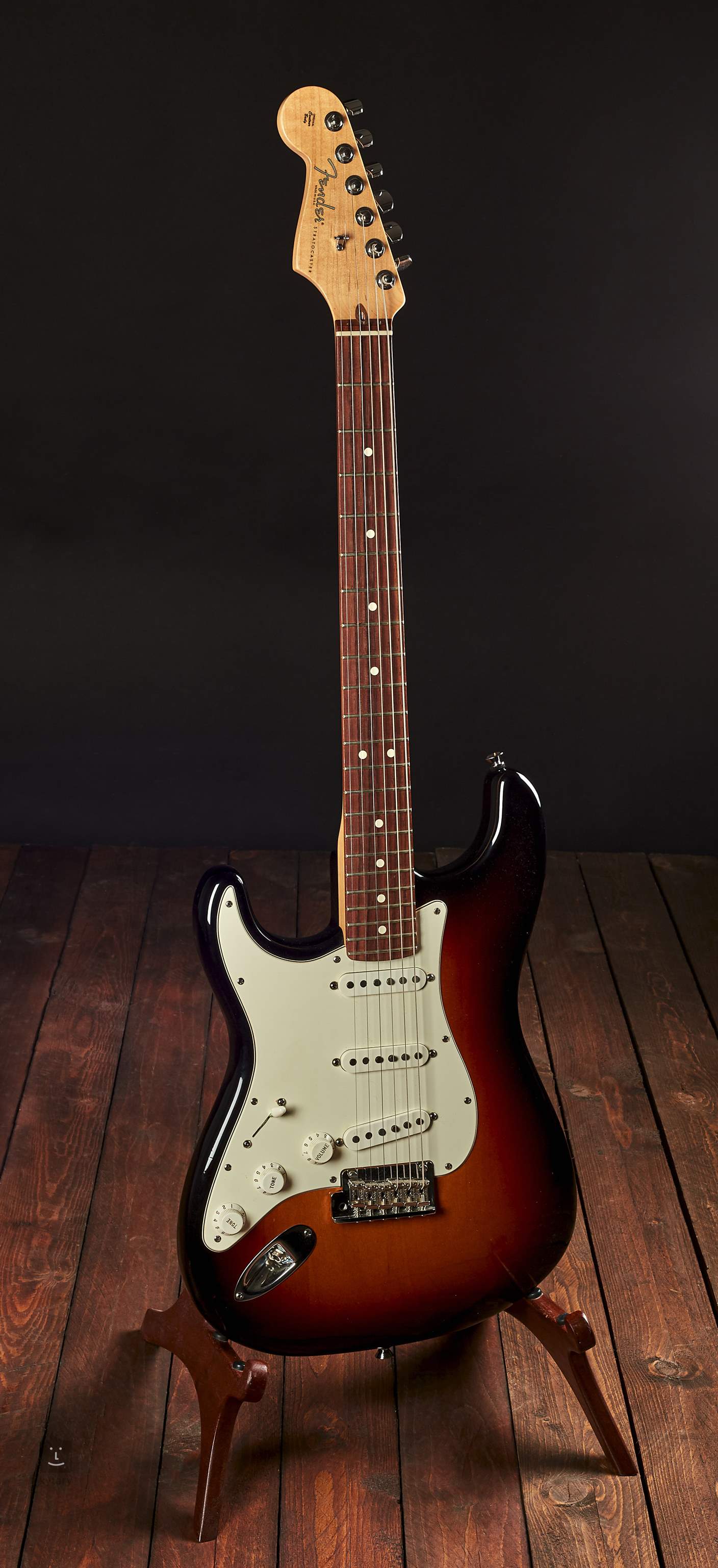 FENDER 2009 American Standard Stratocaster Sunburst Lefthand EGitarre