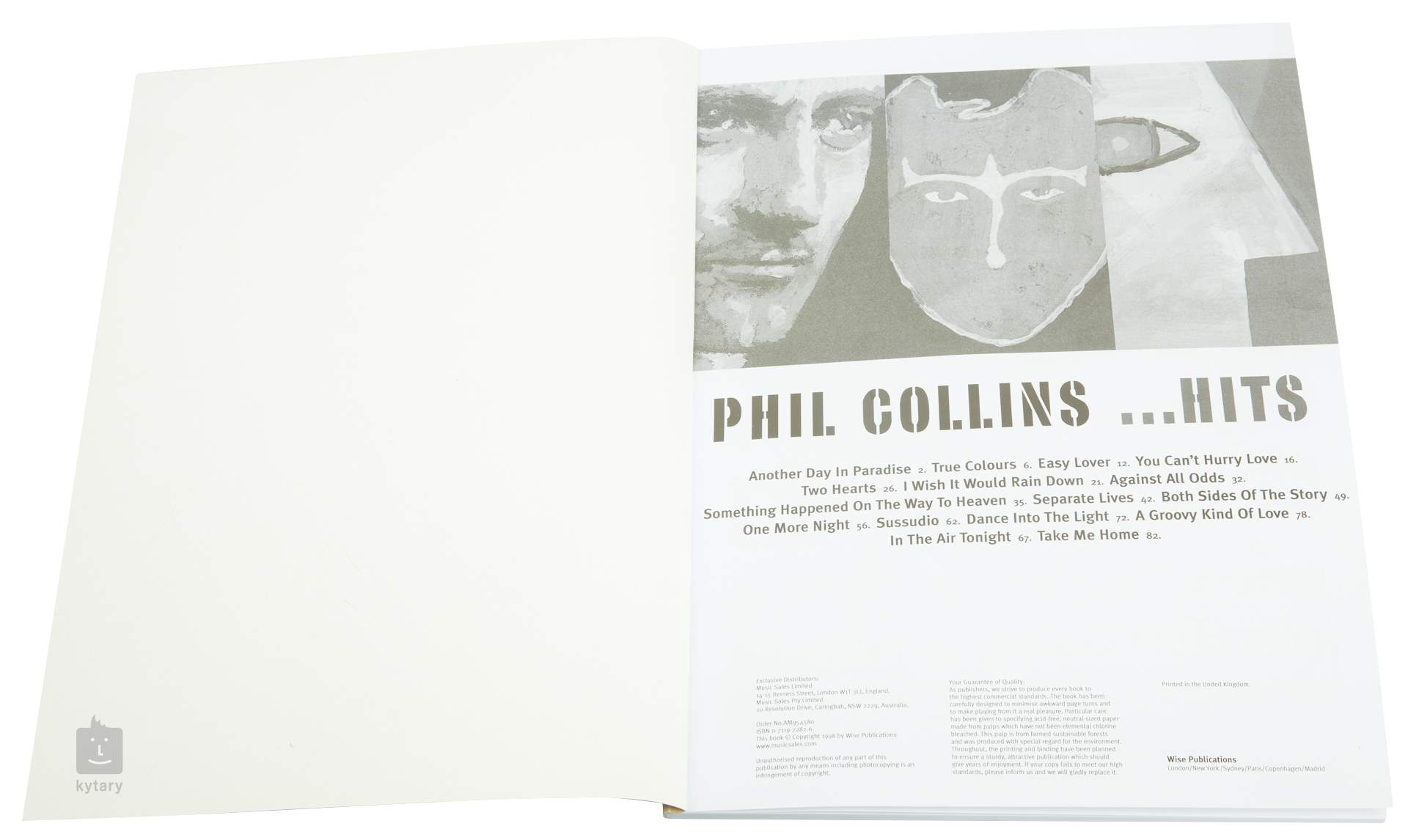 Ms Phil Collins Hits Songbuch