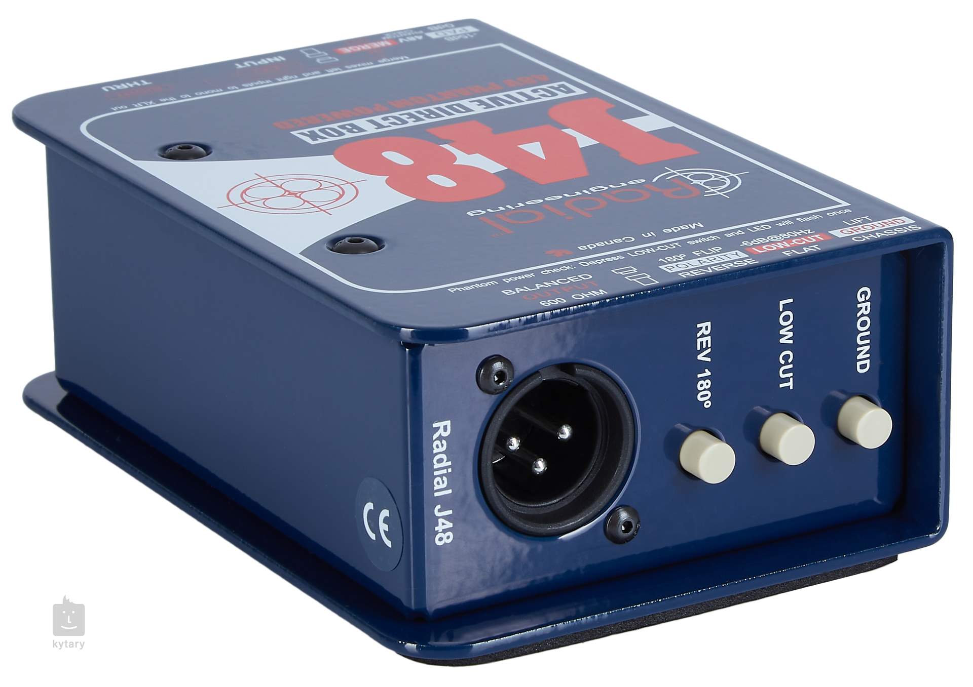RADIAL J48 DI ダイレクトボックス - レコーディング/PA機器