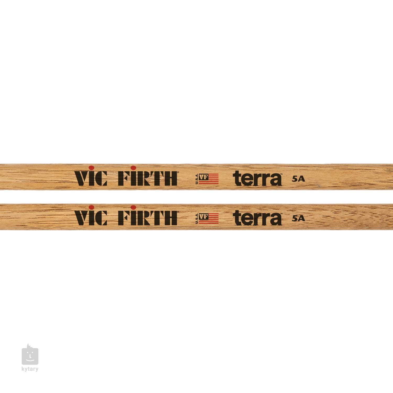 VIC FIRTH 5AT American Classic® Terra Series Drumsticks, Wood Tip  Hickory-Drumsticks