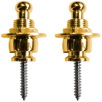 Fender Strap Locks and Buttons Set - Gold