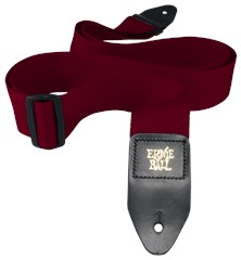 Ernie Ball Polypro Strap Burgundy