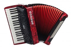 Hohner Bravo III 120 red (SilentKey)