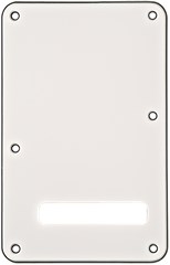 Fender Stratocaster Backplate White (W/B/W), 3-Ply