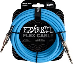 Ernie Ball Flex Instrument Cable 20'  Blue 