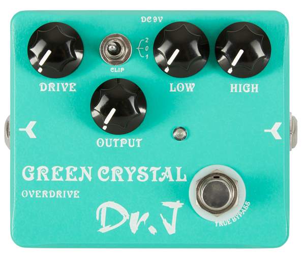 Dr.J D50 Cristal Verde Overdrive Pedal De Efectos De Guitarra 