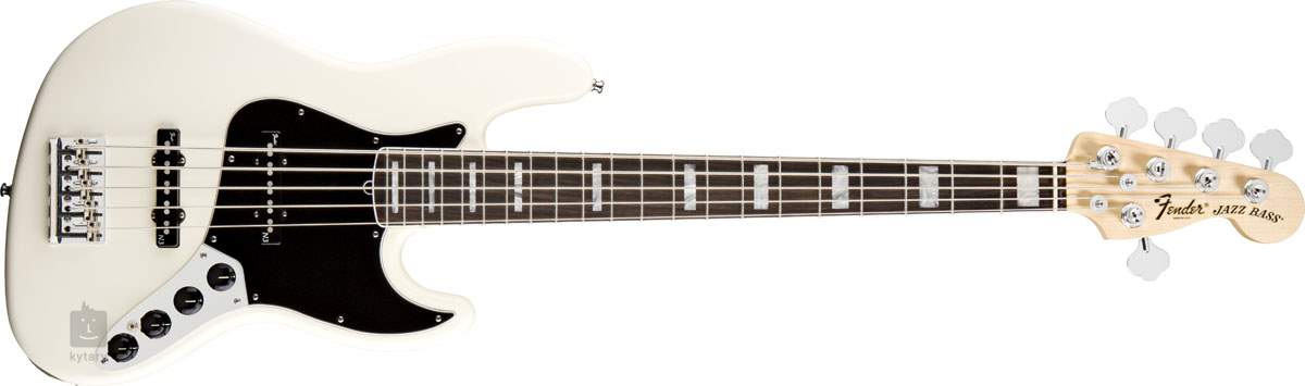 FENDER American Deluxe Jazz Bass V RW OW Bajo eléctrico | Kytary.es