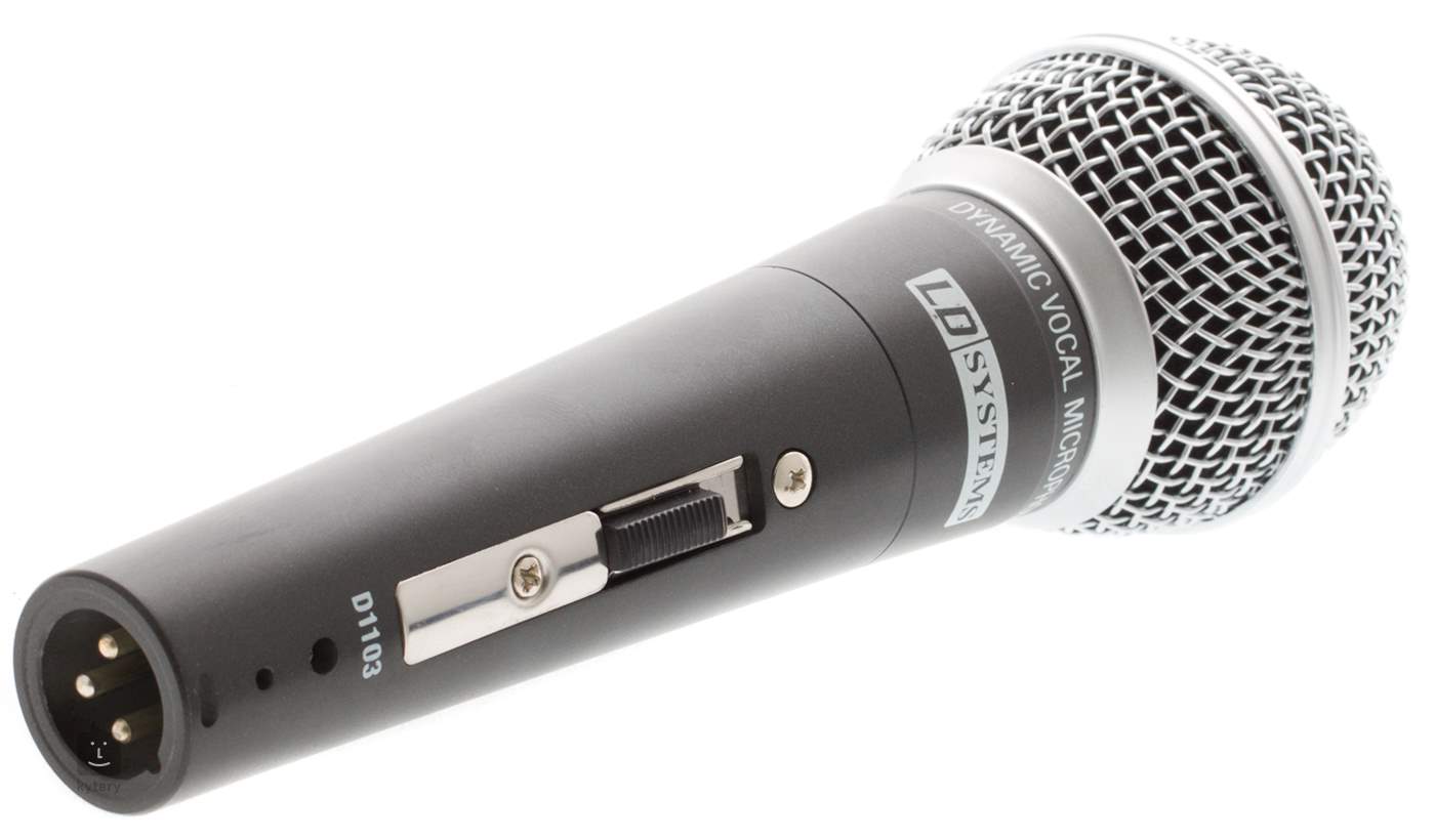 morsetto microfono LD Systems d1103 MICROFONO DINAMICO CANTO Incl Borsa d-1103 