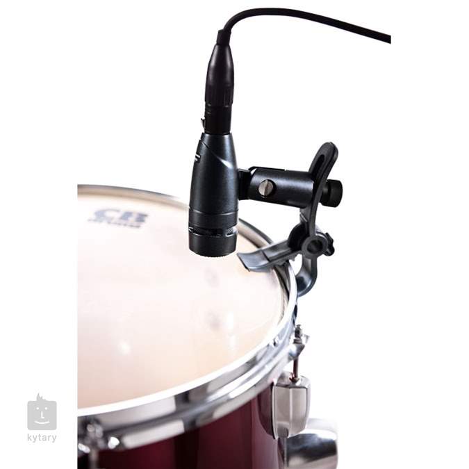 Cardioid Dynamic Tom Snare Drum Microphone Mic for Drum Kit Percussion Instrument Sound Pickup with Fixed Holder Mount 