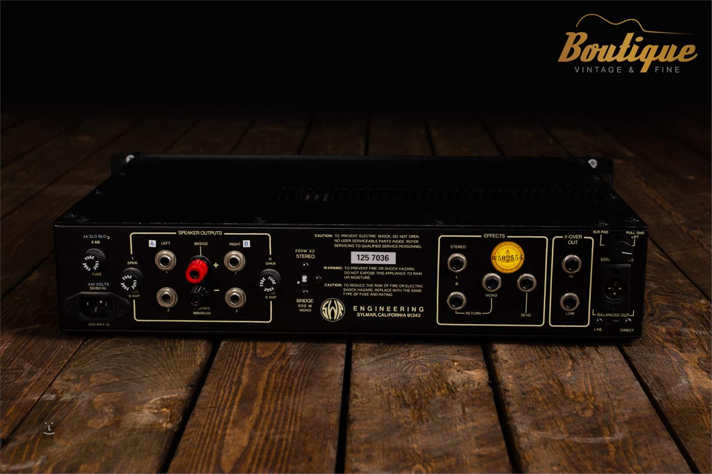 SWR SM 400S Amplificador híbrido para bajo | Kytary.es