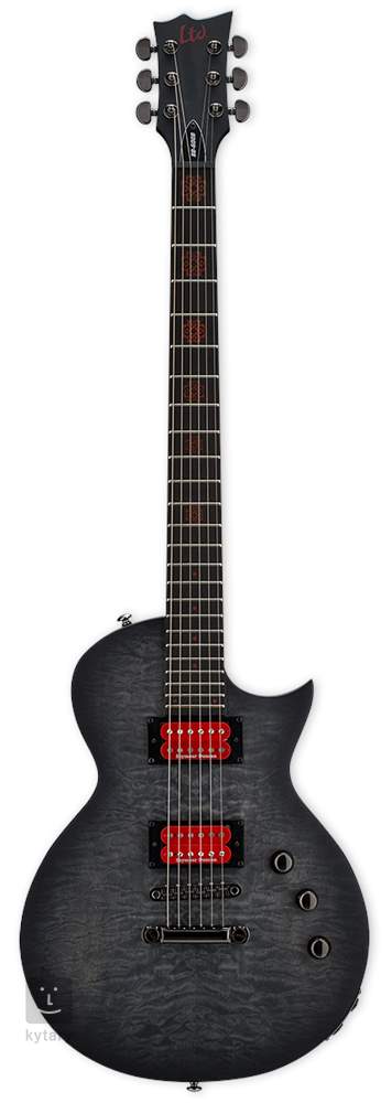 ESP LTD BB-600BQM STBLKSBS Guitarra barítono eléctrica