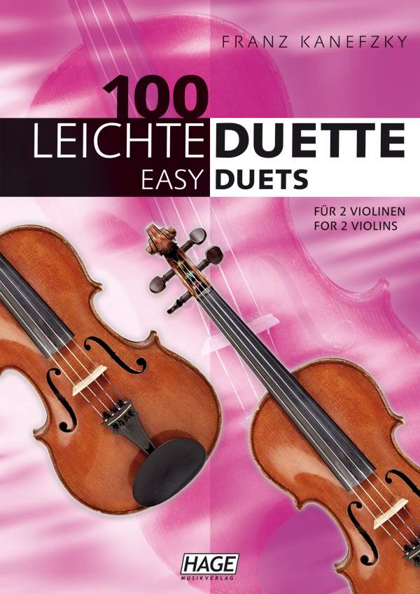 MS 100 duets for 2 violins Partituras para violín