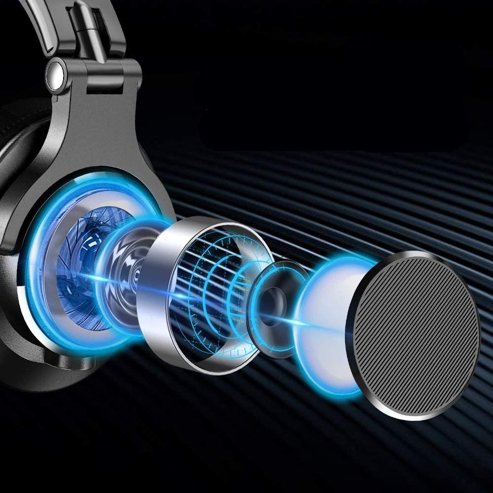 Auriculares Dj Reloop RHP-6 con Micrófono Cable Plug 3,5mm Azules