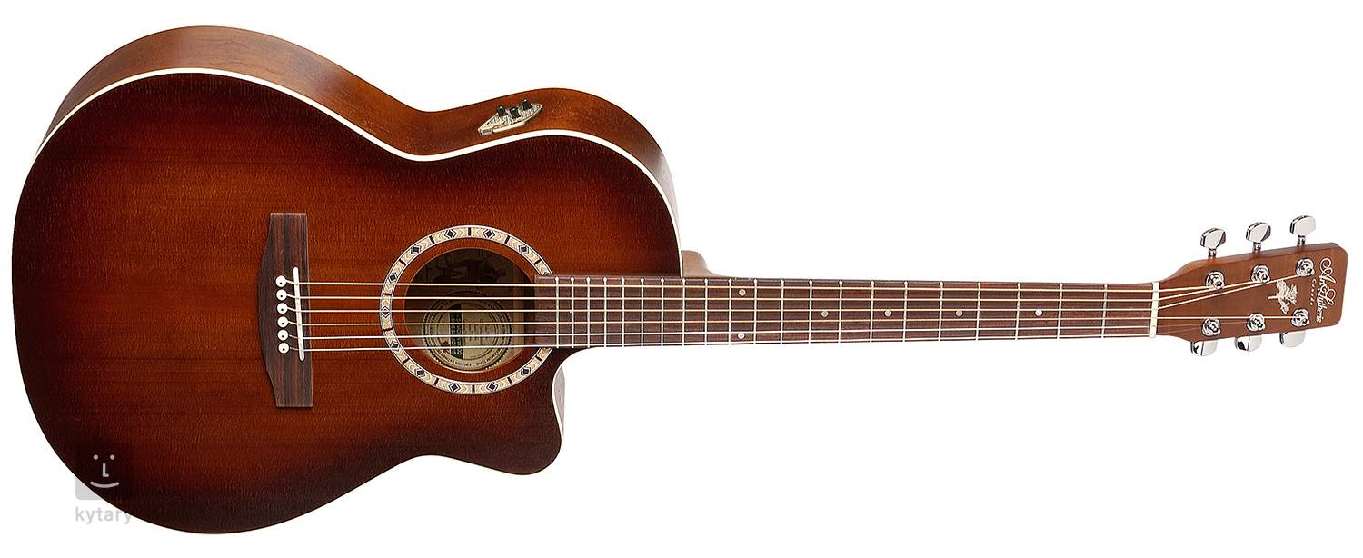 ART LUTHERIE Folk CW Cedar Antique Burst QI Guitarra