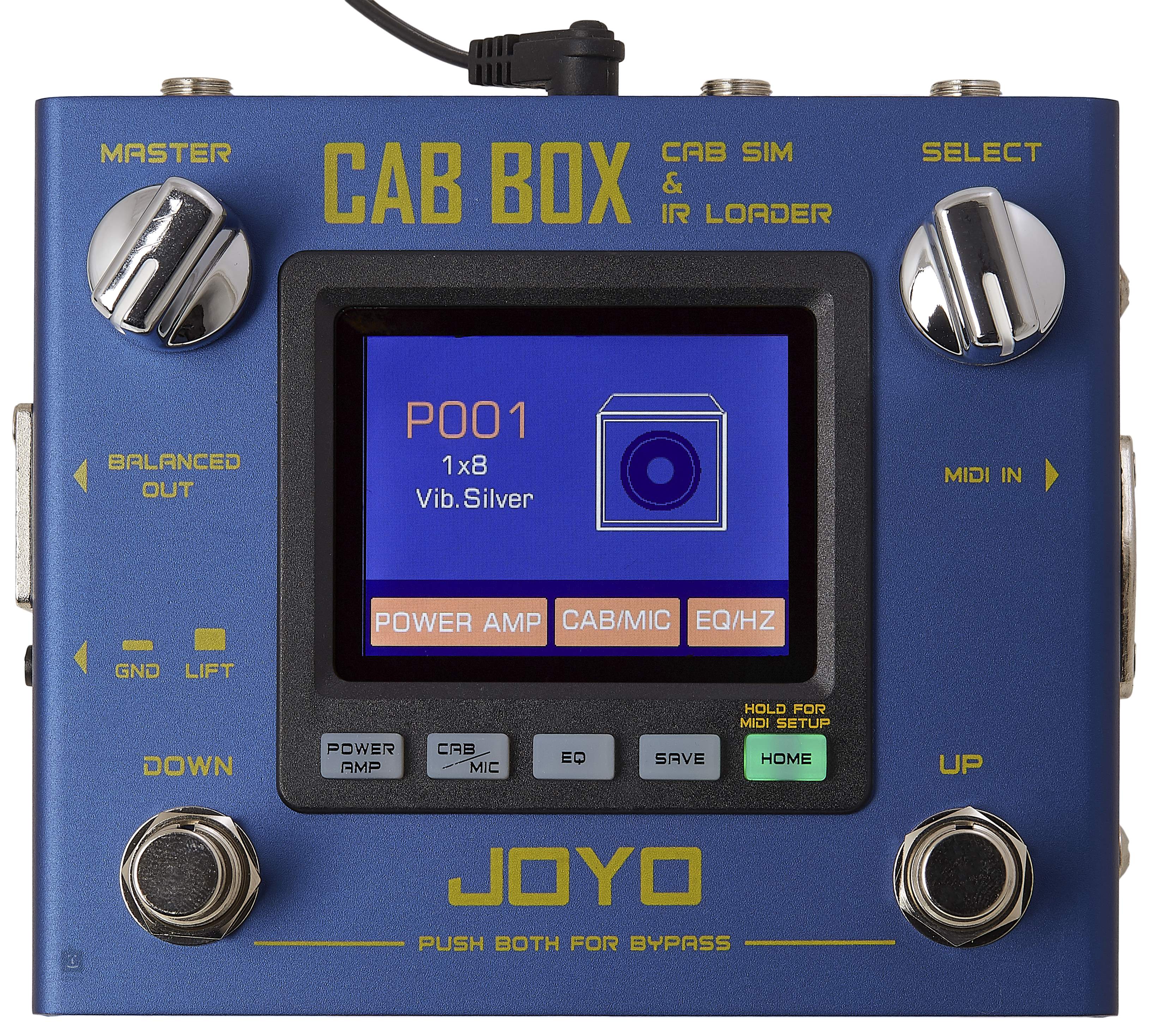 Pedal de efectos de guitarra JOYO-R08 Cab Box 