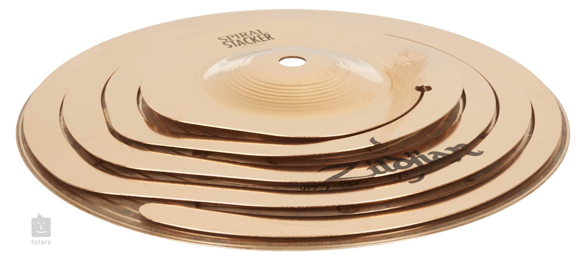 ZILDJIAN 10" Spiral Stacker + 10" K Custom Special Dry Splash Stack