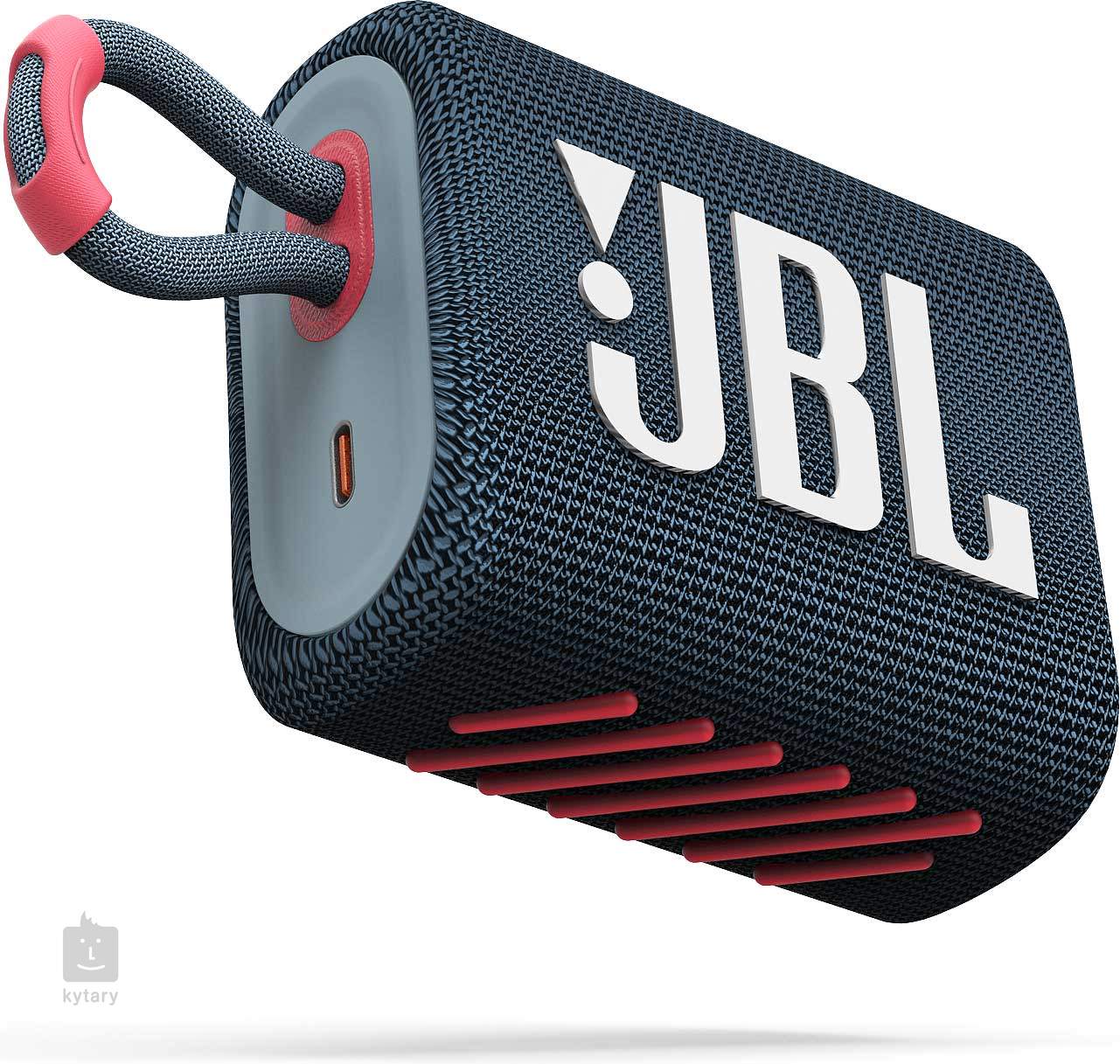JBL GO3 Bluec Coral Altavoz portátil inalámbrico