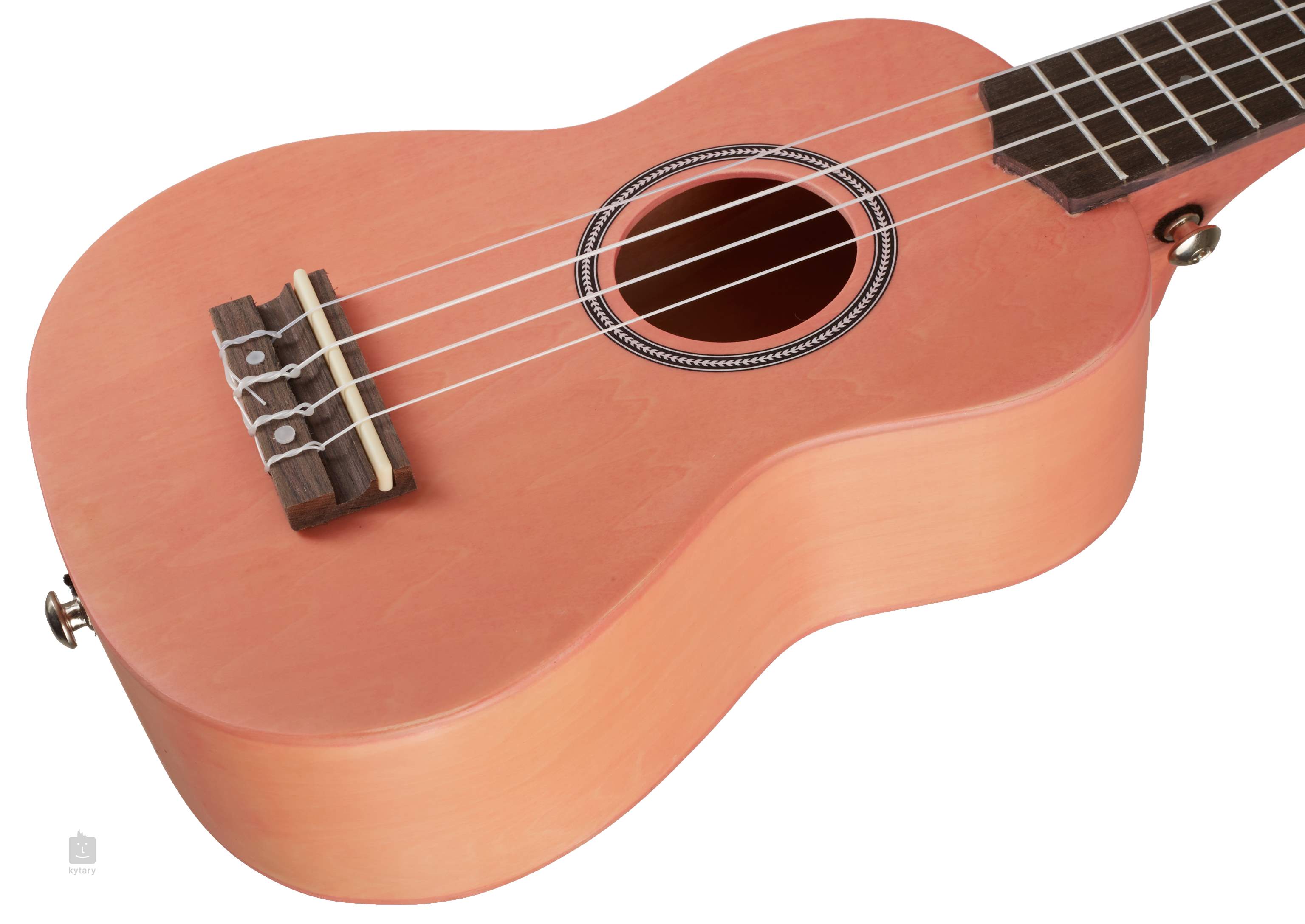 CASCHA HH Soprano Ukulele Bundle Pink de ukulele