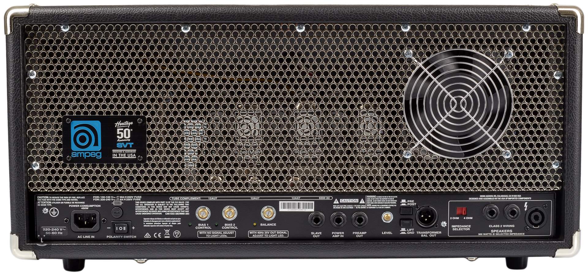 Ampeg Heritage Svt Cl 50th Anniversary Amplificador De Bajo De Valvulas