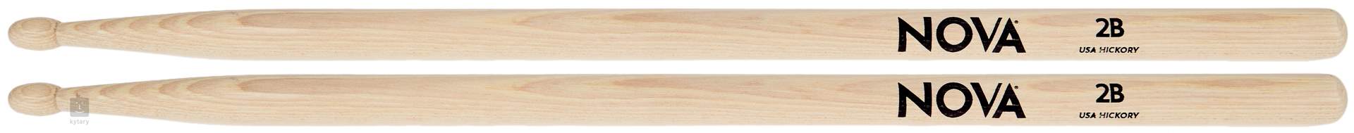 Bolillos Vic Firth Nova 2B Punta de Madera Natural – FIR-NOVA-2B